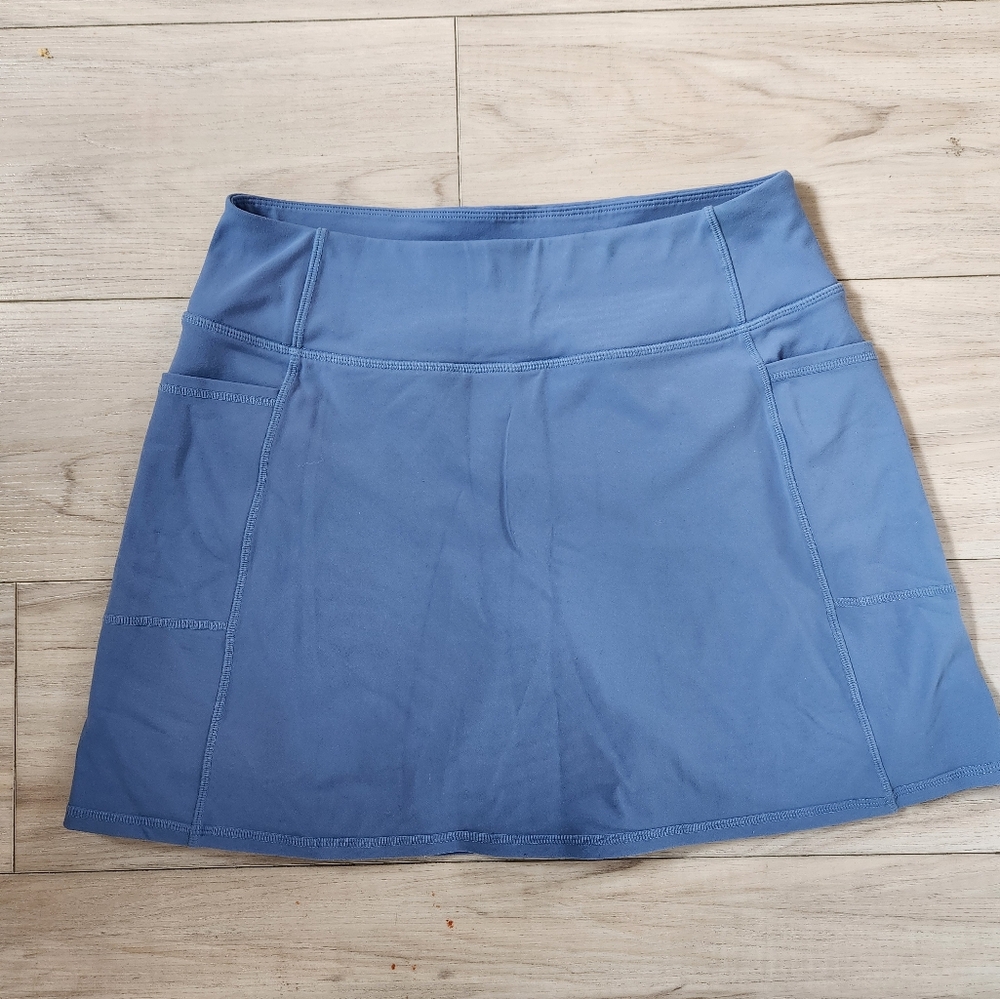 Blue Athletic Skort With Pockets Size Medium